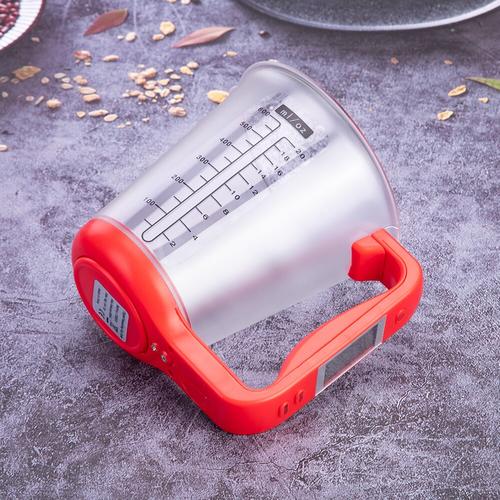 Balance de Cuisine - ElectronicCups™ - Rouge - Douceur Pâtissière
