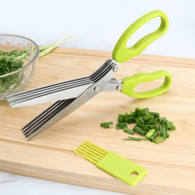 Ciseaux de Cuisine - MultiLayersScissor™ - Vert Clair - Douceur Pâtissière