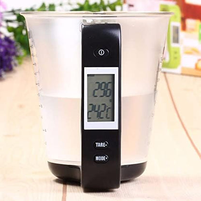 Balance de Cuisine - ElectronicCups™ - Noir - Douceur Pâtissière