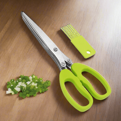 Ciseaux de Cuisine - MultiLayersScissor™ - Vert Clair - Douceur Pâtissière