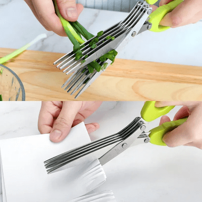 Ciseaux de Cuisine - MultiLayersScissor™ - Vert Clair - Douceur Pâtissière